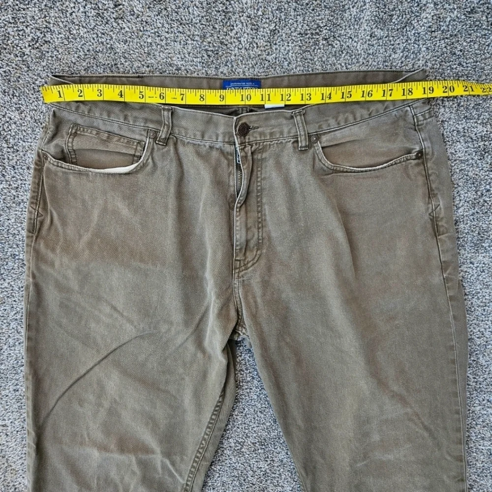 Pendleton Olive Green Khaki Pants Casual Fit 100% Cotton Jeans Mens Size 40x32